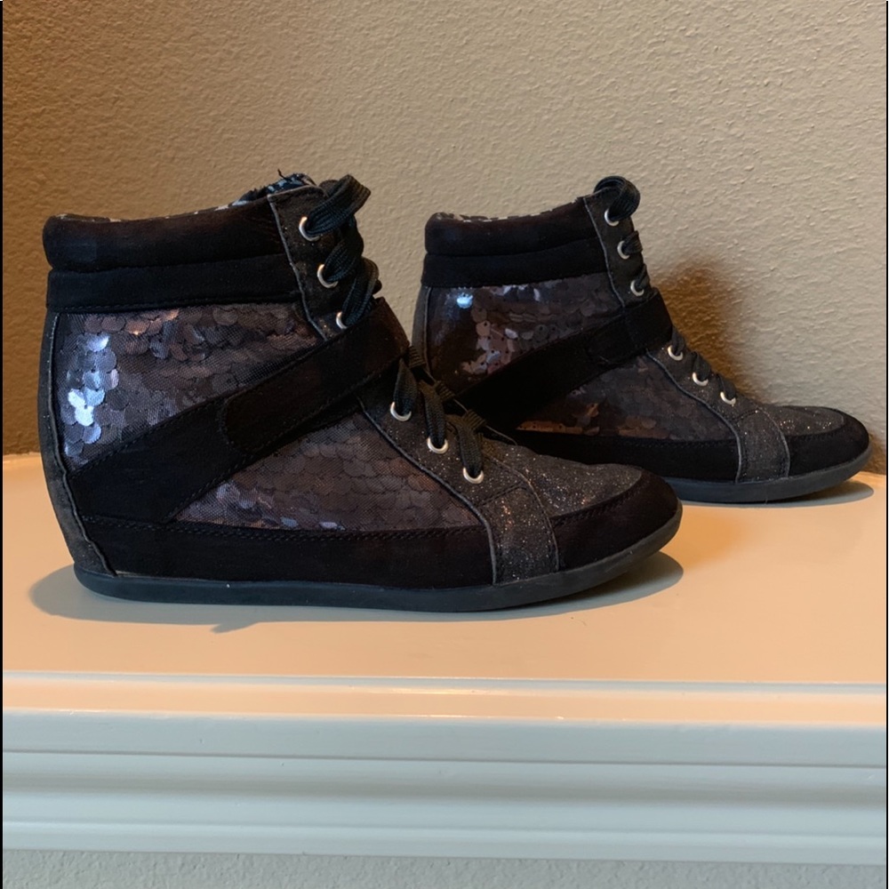 Justice wedge sneakers